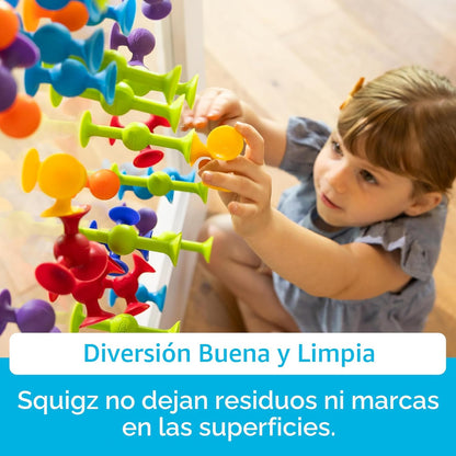 Set de principiantes Fat Brain Toys squigz, 24 piezas.
