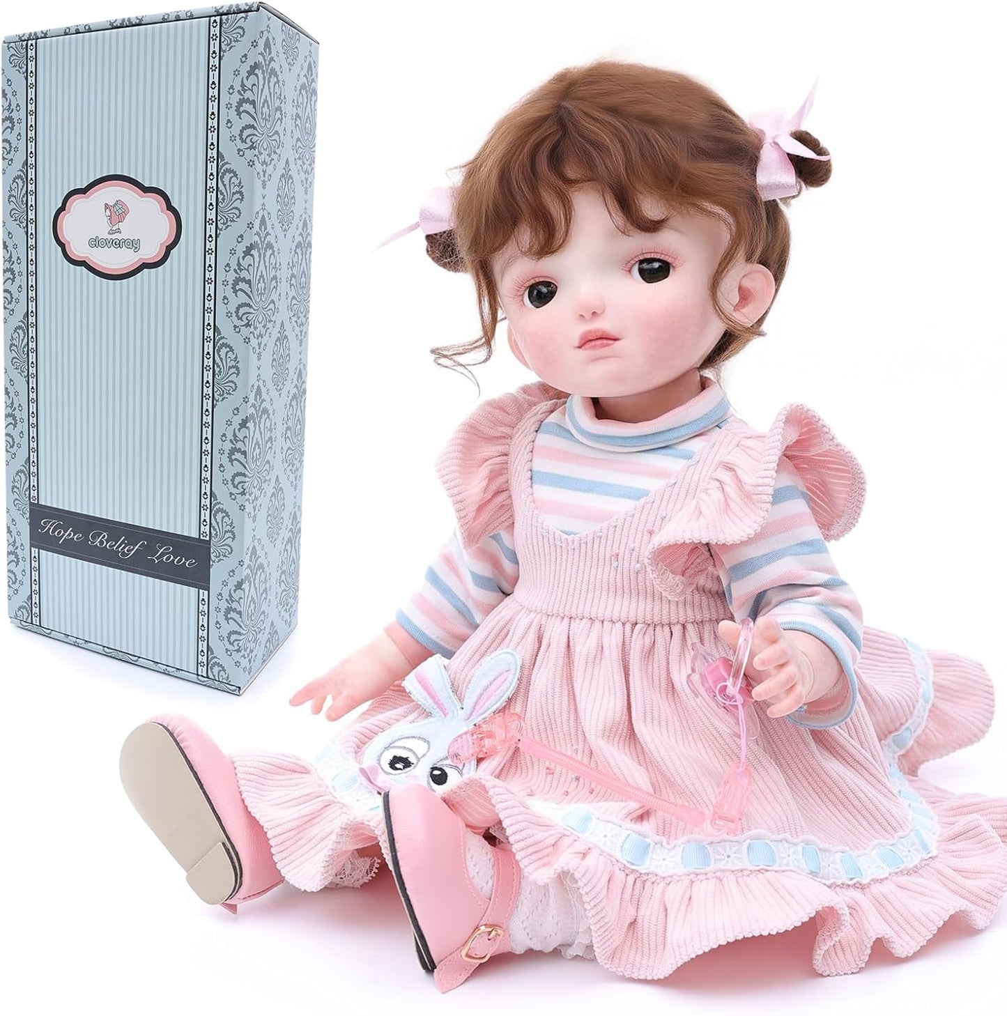 Cloveray Muñecas BJD 1\/4 Muñeca Articulada Completa, 20 Pulgadas (...
