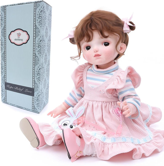 Cloveray Muñecas BJD 1\/4 Muñeca Articulada Completa, 20 Pulgadas (...