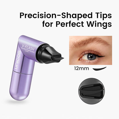 Unicos Sello delineador de ojos con alas \u2013 Herramienta ergonóm...