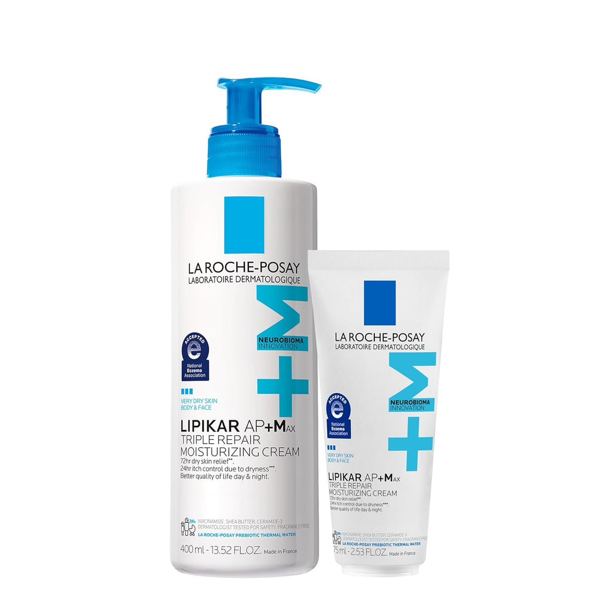 La Roche-Posay Lipikar AP+ - Crema hidratante triple reparadora, lo...