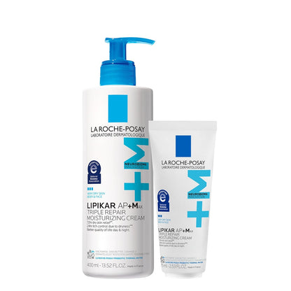 La Roche-Posay Lipikar AP+ - Crema hidratante triple reparadora, lo...