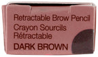 Mineral Fusion Lápiz retráctil para cejas marrón oscuro, 0.003 onzas