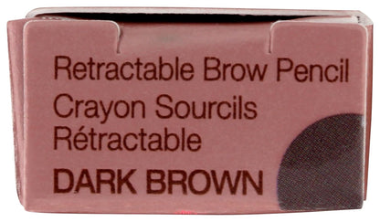 Mineral Fusion Lápiz retráctil para cejas marrón oscuro, 0.003 onzas