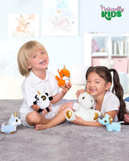 Naturally KIDS Mochila de unicornio para niños pequeños con juguete...