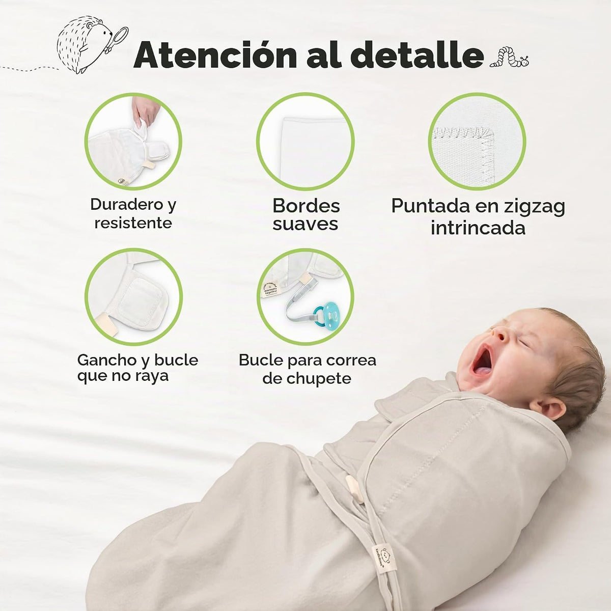 KeaBabies 3pk - Pañales orgánicos para recién nacidos, 0.5 TOG más...
