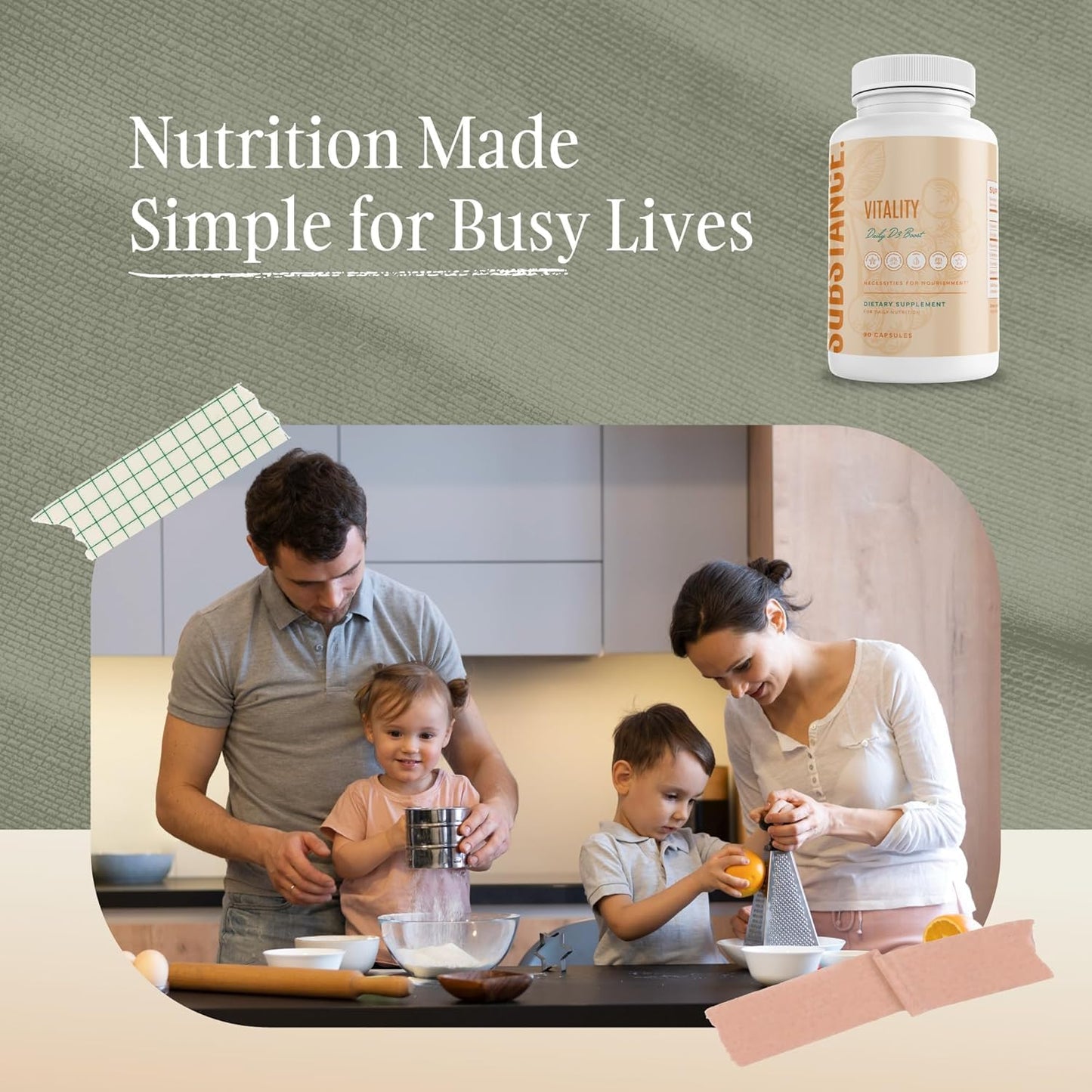 SUBSTANCE. Nature's Vitality Daily D3 Boost Suplemento \u2013 V...