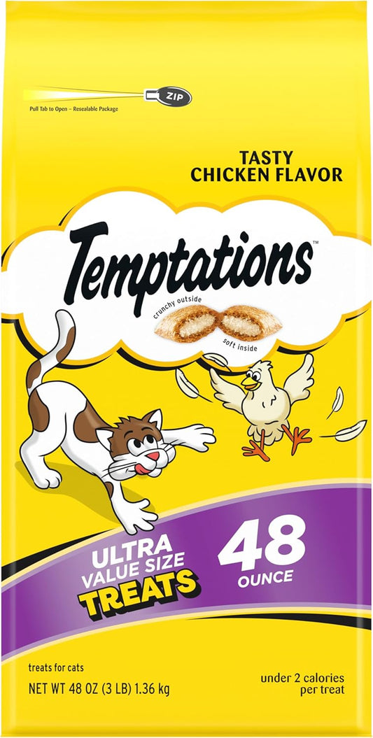 Temptations Classic Premios Crujientes y Suaves para Gatos Delicios...