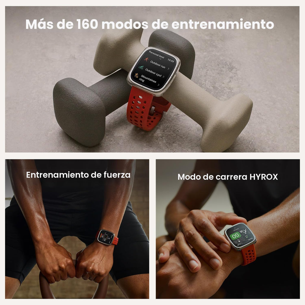 Amazfit Reloj inteligente Active 2 Premium de 1.75 pulgadas, crista...