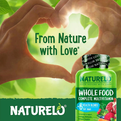 Naturelo Multivitamina alimentaria completa para hombres, 1