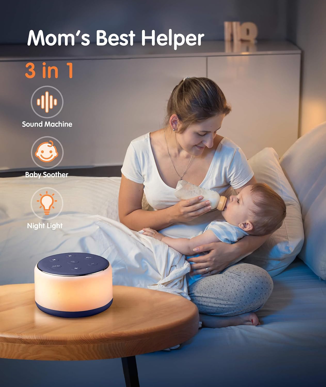 FamiSym Máquina de Sonido para Dormir para Bebés, Niños y Adultos -...