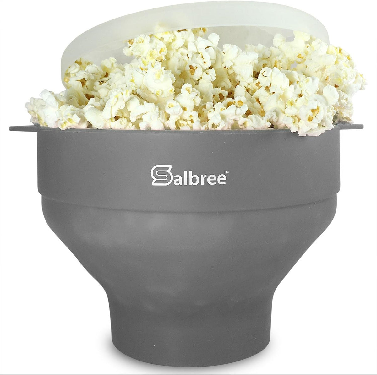 Salbree Tazón plegable de silicona para hacer palomitas de maíz par...