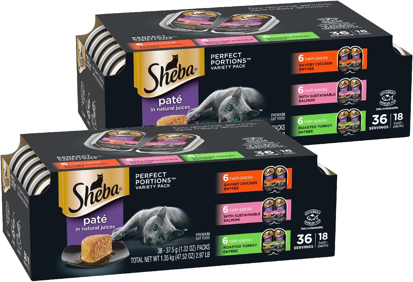 Sheba Perfect Portions - Comida húmeda para gatos en porciones perf...