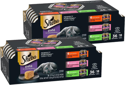 Sheba Perfect Portions - Comida húmeda para gatos en porciones perf...