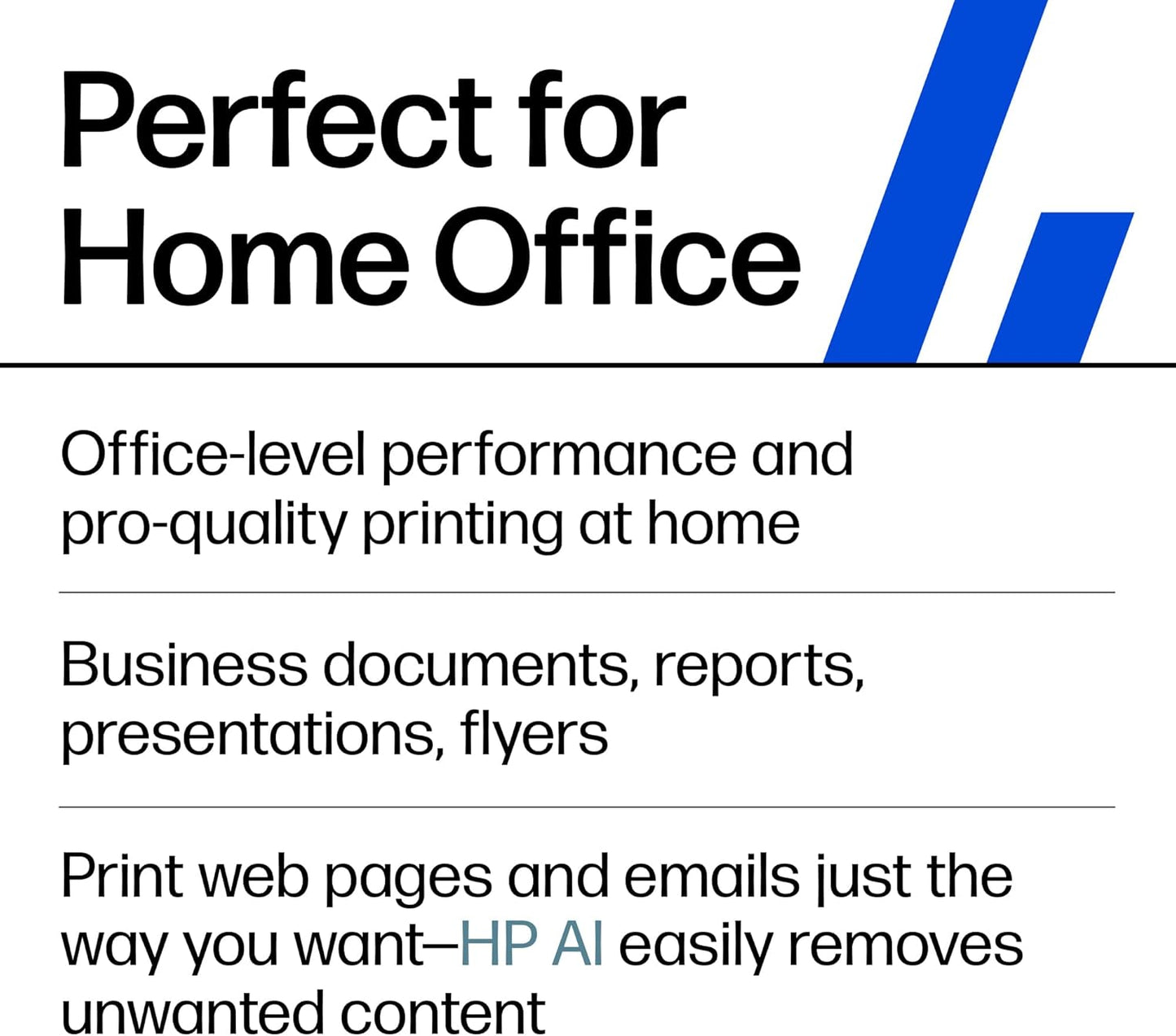 HP OfficeJet Pro 8125e Impresora inalámbrica todo en uno de inyección de tinta a color, impresión, escaneo, copia, ADF, impresión dúplex mejor para oficina en casa, prueba de tinta instantánea de 3 meses incluida, habilitada para IA (405T6A)