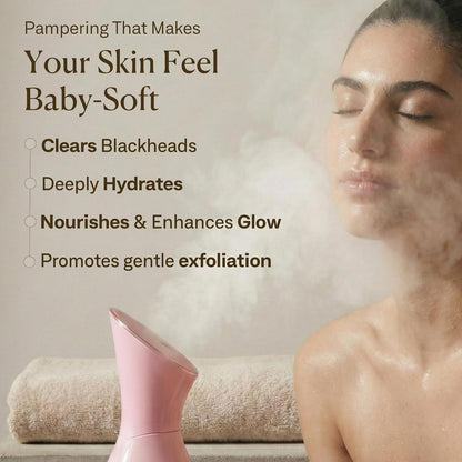 Vaporizador Facial Spa Regalos con 17 Herramientas de Cuidado de la...