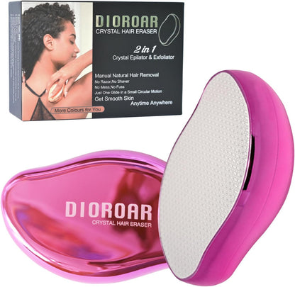 DIOROAR Borrador de pelo de cristal, removedor de pelo de cristal,...