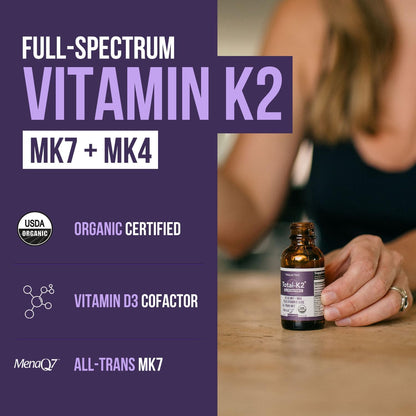 Total K2® | Vitamina K2 como MK7 y MK4 | Cofactor Plus K1 y vitamin...
