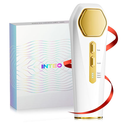 INTEO Masajeador facial multifuncional, dispositivo de brillo de vi...