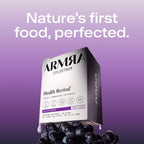 ARMRA Polvo de calostro | Valiant Grape | Salud intestinal e hincha...