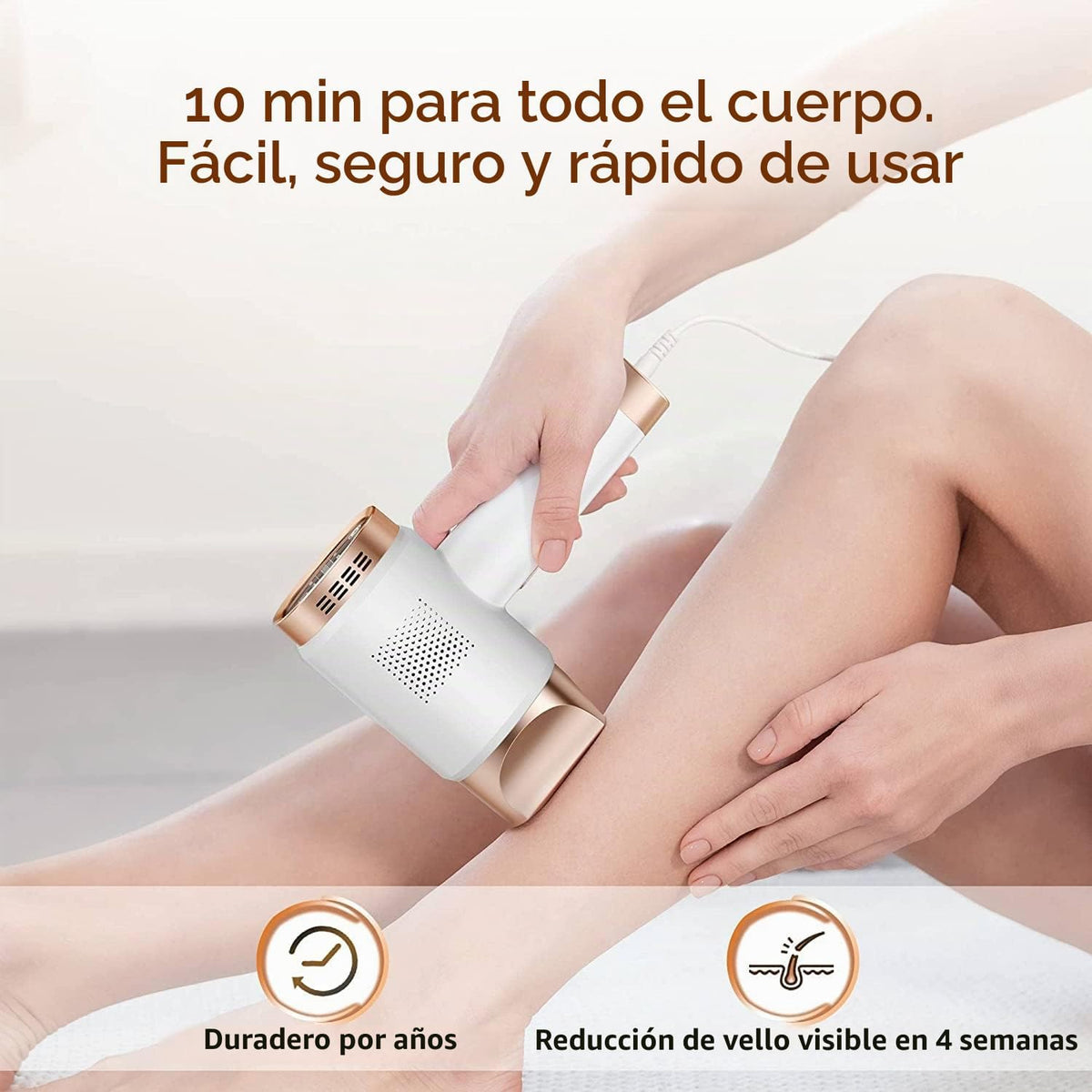 Depilación láser IPL para mujeres y hombres, reducción permanente d...