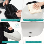Nekteck Shiatsu - Masajeador de pies con compresión de calor y aire...