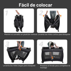 Pamo Babe Pack and Play 4 en 1 - Corral para bebés con moisés y cam...