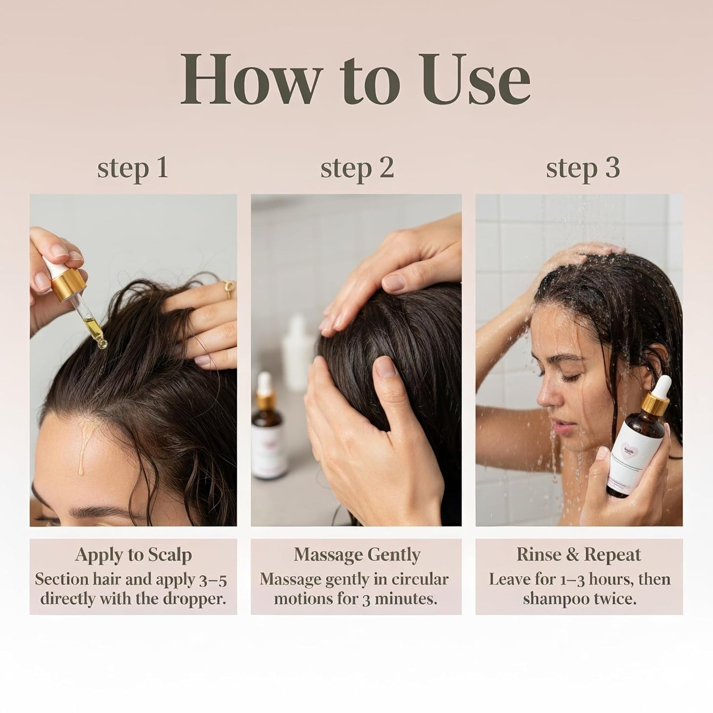 Golab Beauty Aceite para el cabello, tratamiento para el cuero cabelludo de romero, orgánico, vegano, crecimiento y reparación para puntas abiertas y tratamiento del cuero cabelludo seco