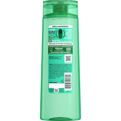 Garnier Fructis Pure Clean Champú purificador, sin silicona, 12.5 o...