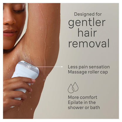 Braun Depiladora Silk-épil 7, húmeda y seca, cabeza ancha, incluye...