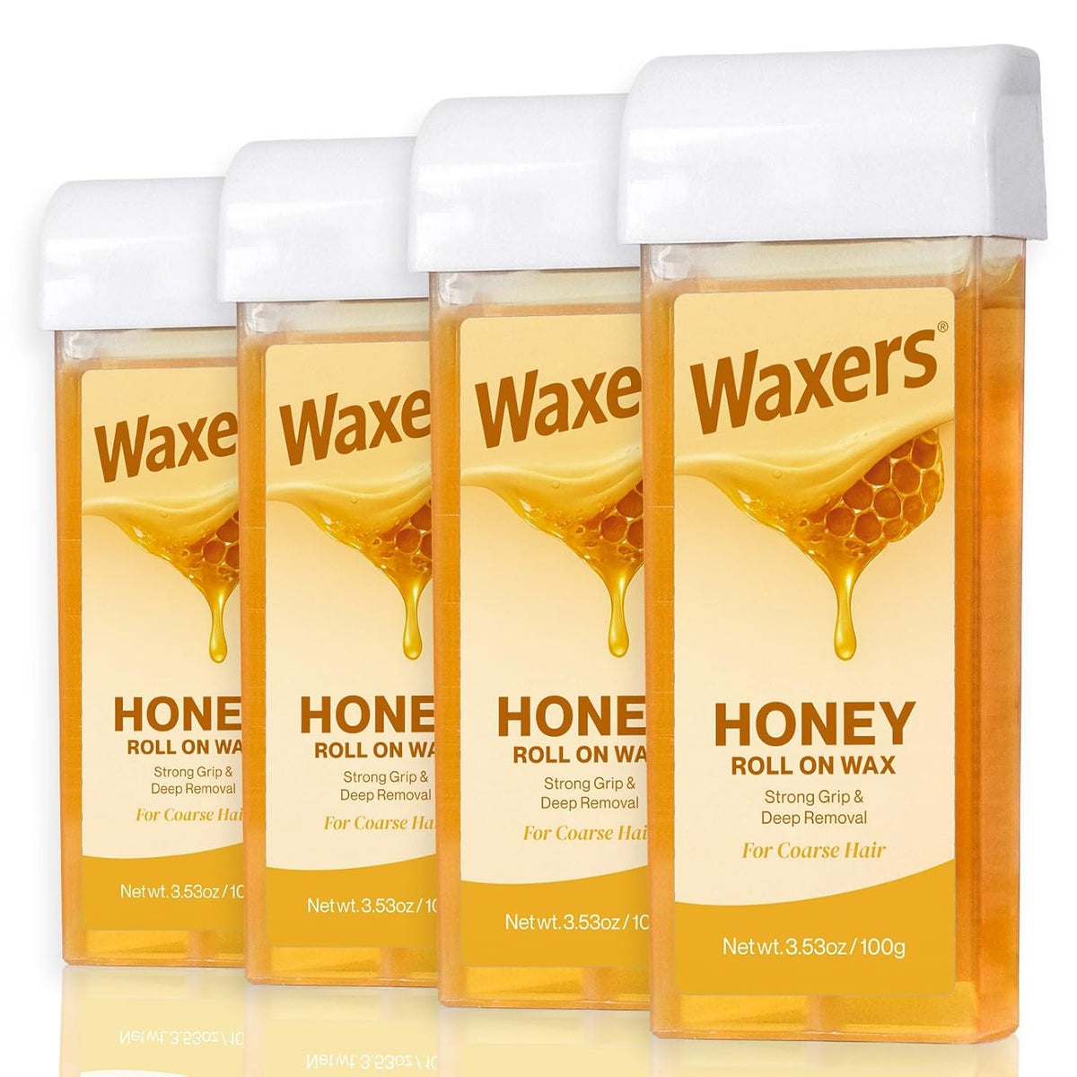 Waxers Recambio de cera enrollable para depilación de miel, cartuch...