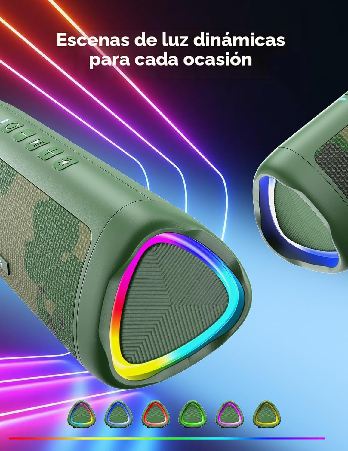 BolaButty Altavoz Bluetooth con sonido HD, inalámbrico portátil, IP...
