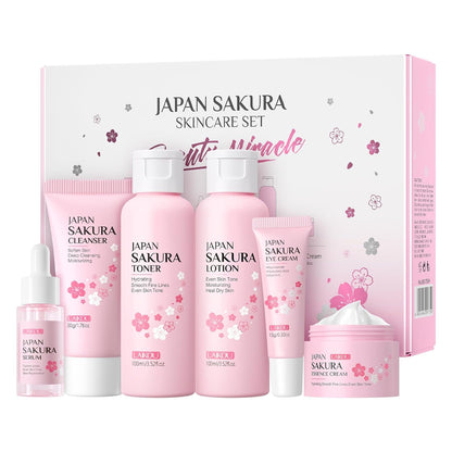 Set de cuidado de piel LAIKOU JAPAN SAKURA para mujeres, regalos de...