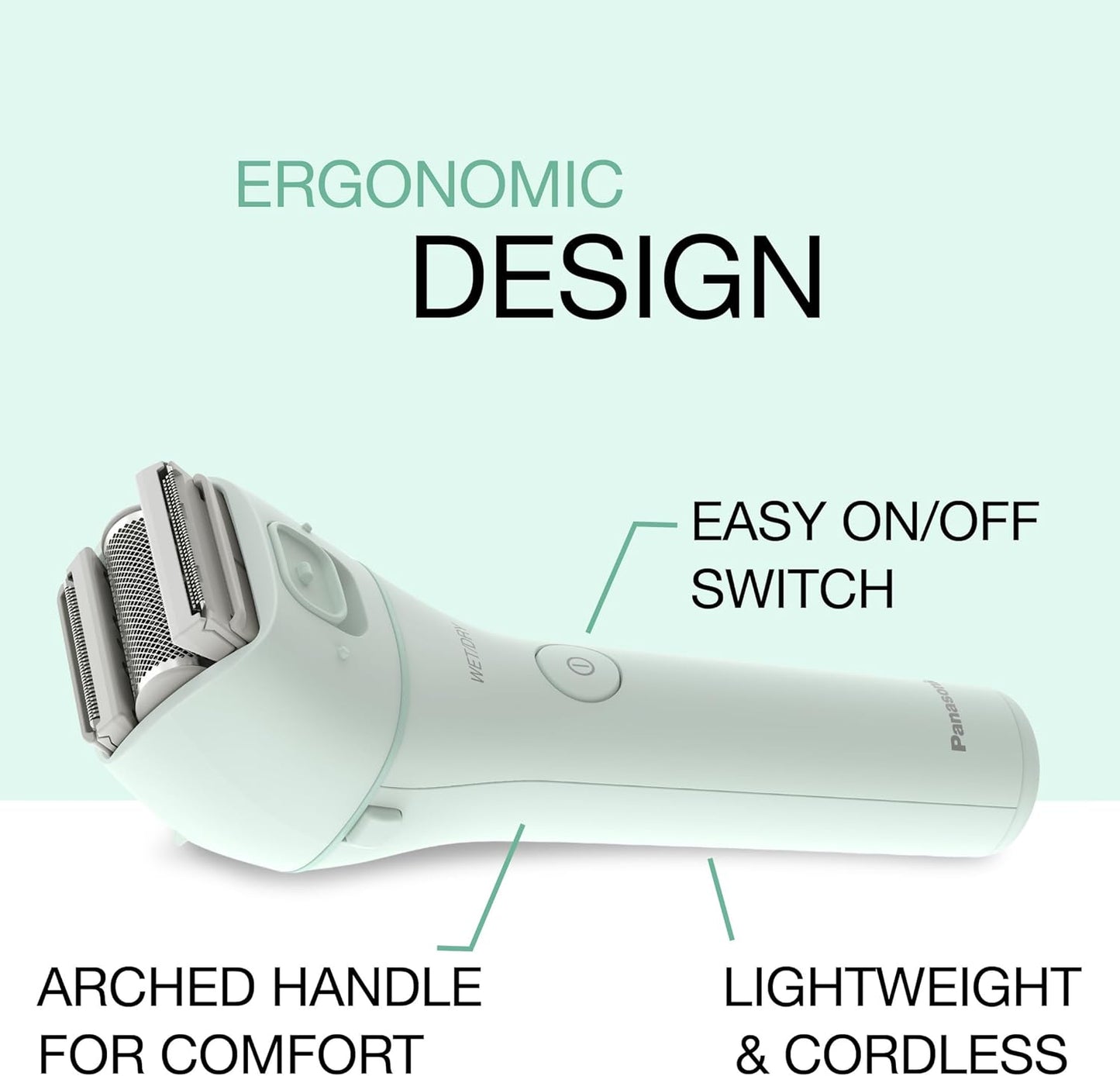Panasonic Afeitadora eléctrica para bikini, maquinilla de afeitar i...