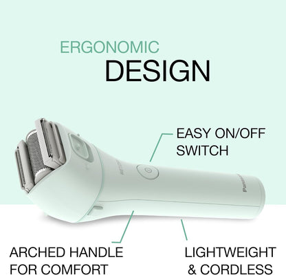 Panasonic Afeitadora eléctrica para bikini, maquinilla de afeitar i...