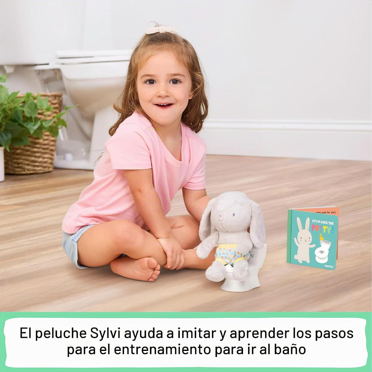 Ingenuity Sylvi - Kit de entrenamiento para ir al baño con juguete...