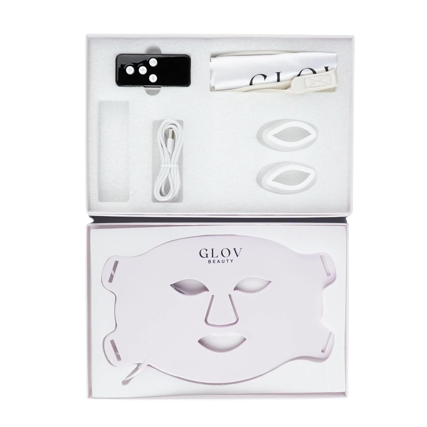 Glov Beauty - Máscara facial LED antienvejecimiento para terapia de...