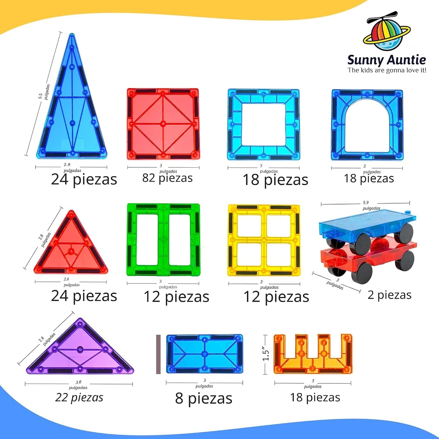 Azulejos magnéticos de 240 piezas (juego XL), azulejos magnéticos p...