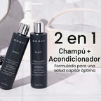 MONAT Black Shampoo + Conditioner \u2013 Fórmula 2 En 1 Para Cuidad...