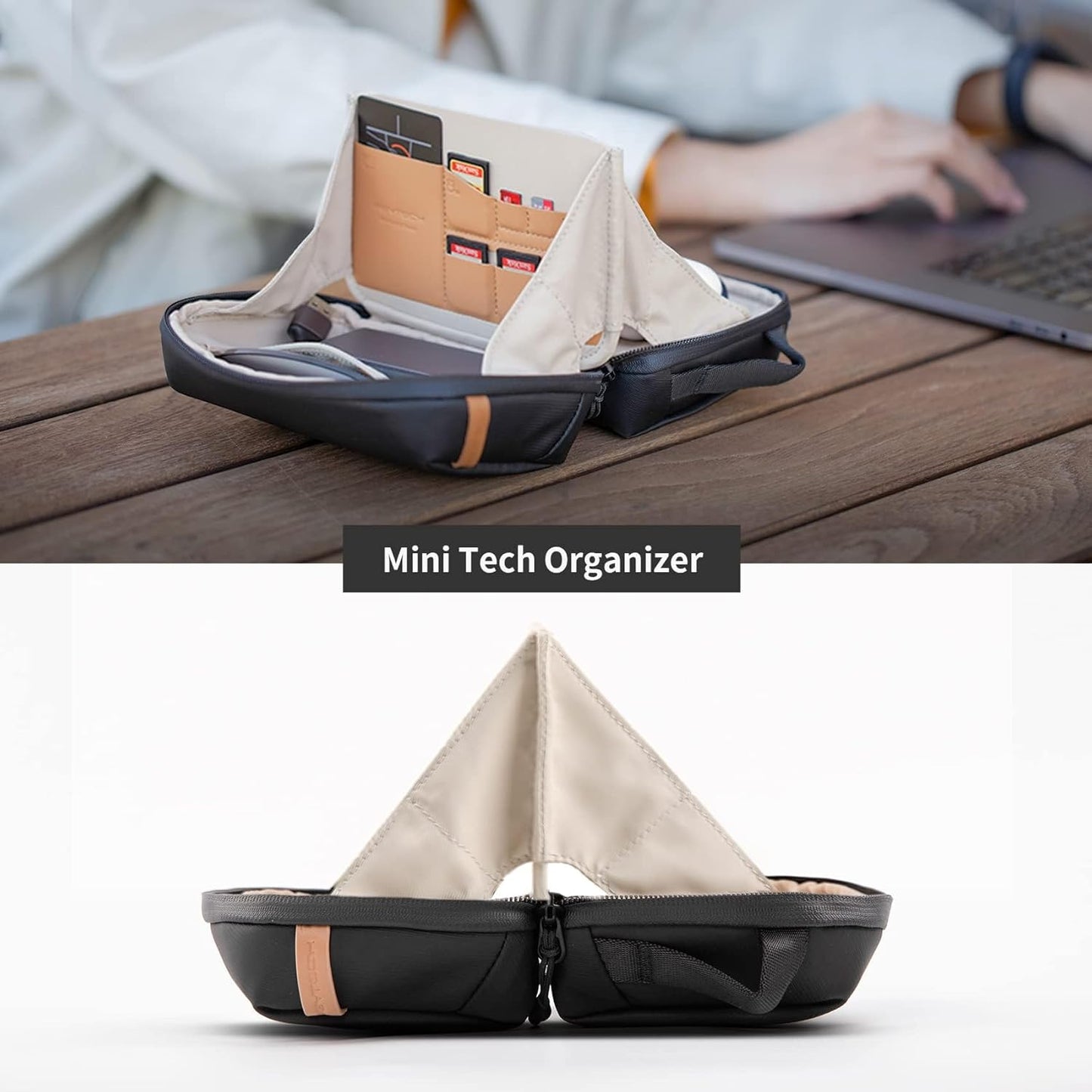 PGYTECH Mini Organizador de Viaje para Tecnología, Funda Impermeabi...