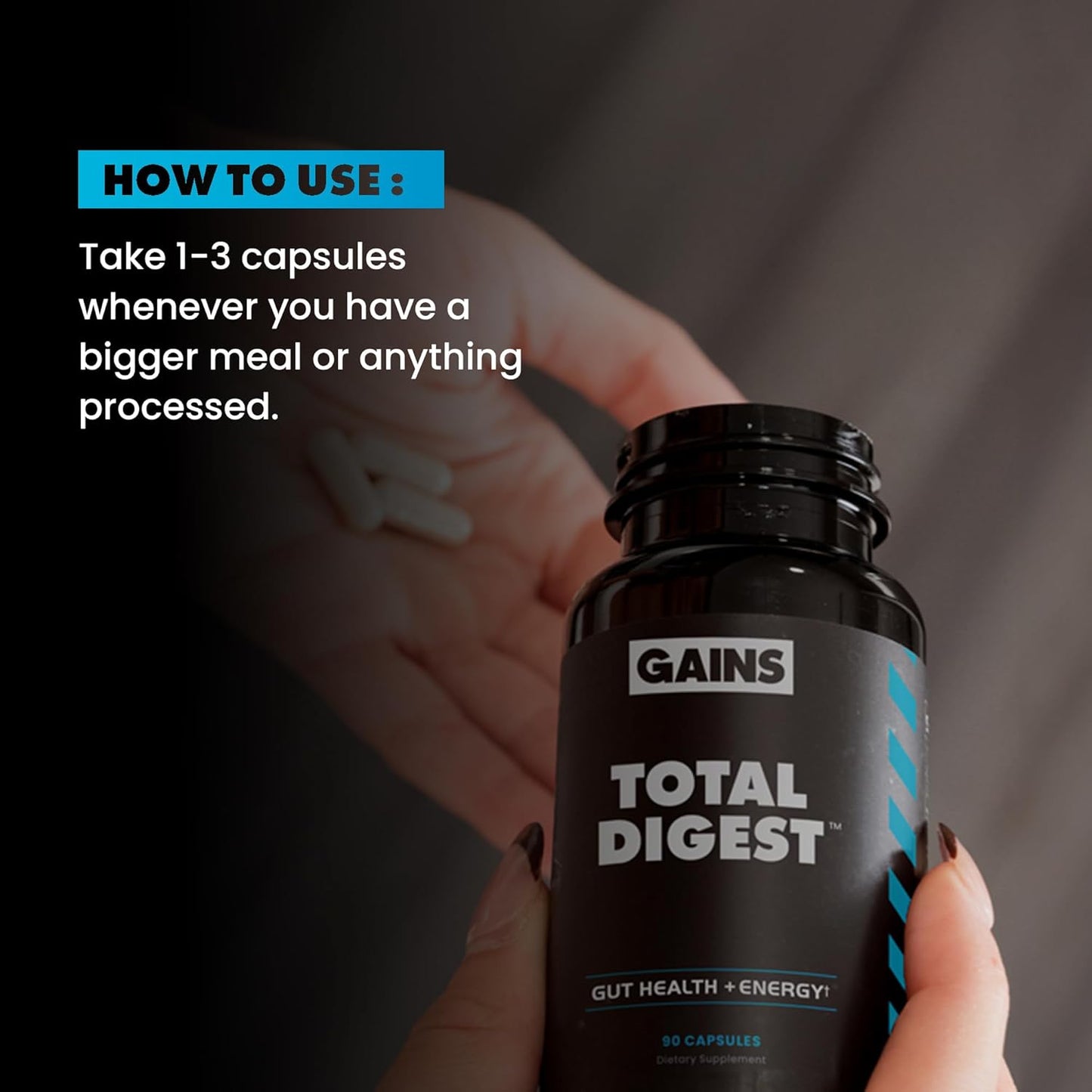 Ganancias en digestión total a granel, enzimas digestivas, prebióti...
