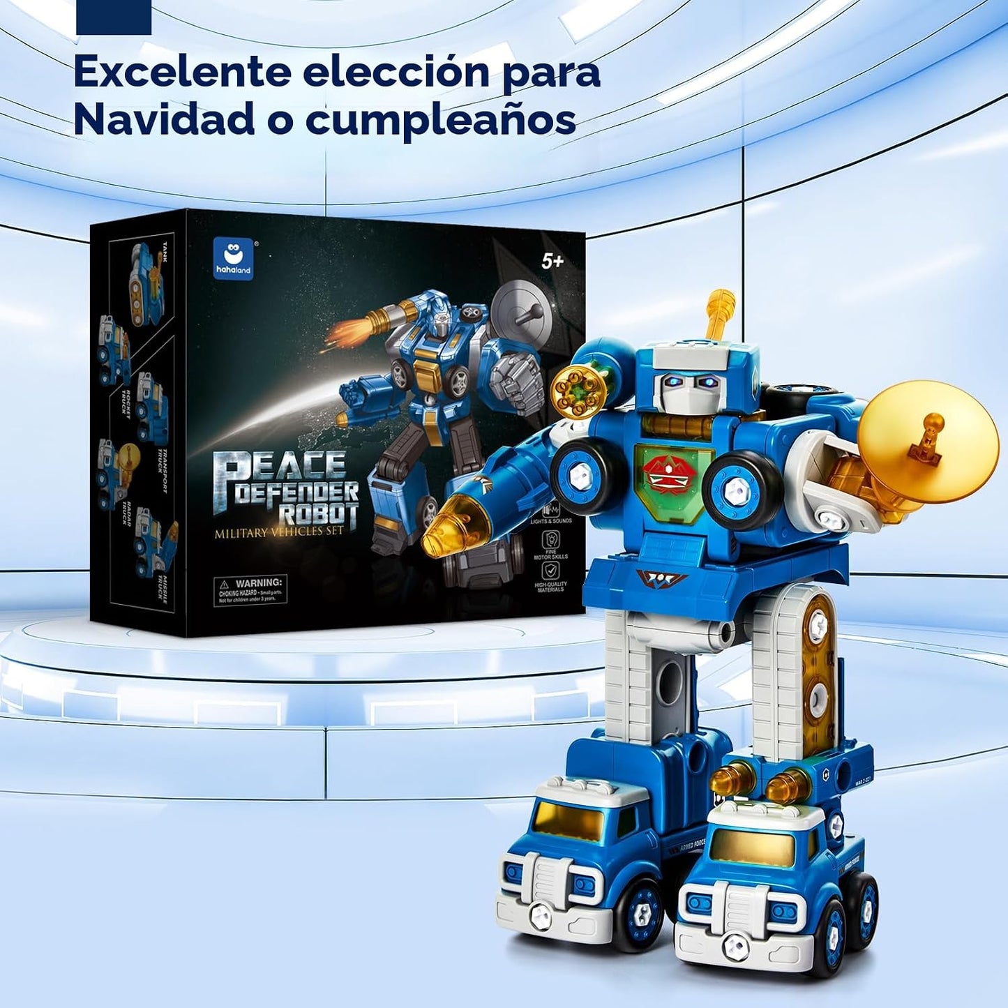 CubicFun - Juguete de robot-vehículo para desmontar, 5 en 1, juguet...