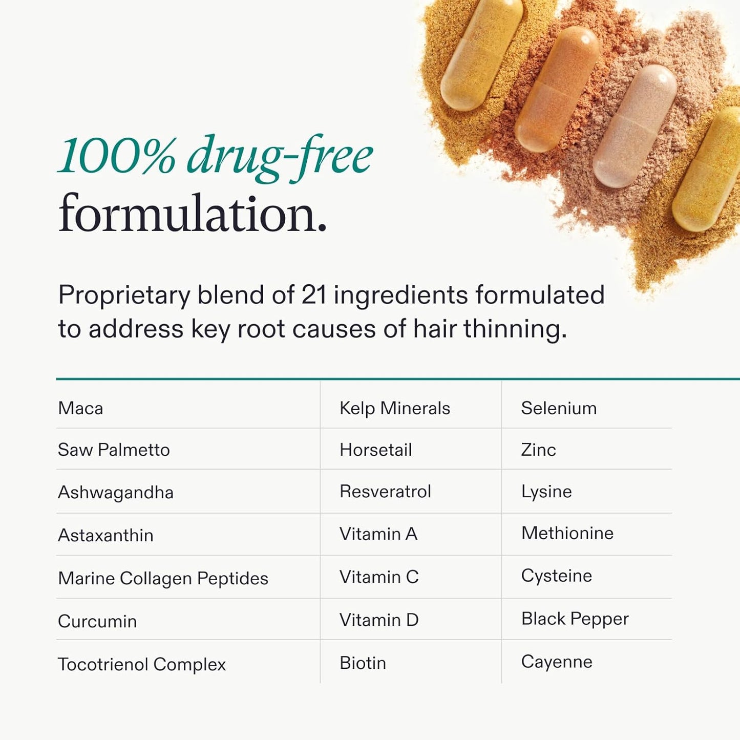 Nutrafol Suplementos para el Crecimiento del Cabello Women's Balance para Mujeres, Edades 45 y Más, Clínicamente Probados para Cabello Visiblemente Más Grueso y Cobertura del Cuero Cabelludo en 3-6