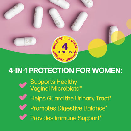 Culturelle Suplementos probióticos diarios 4 en 1 para mujeres \u20...