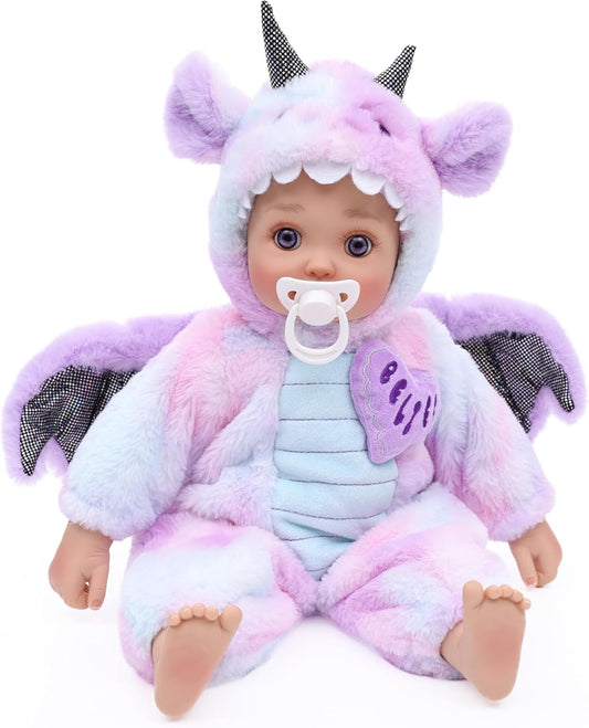 Cloveray Muñecas de bebé, muñeca de bebé grande de 18 pulgadas, rea...