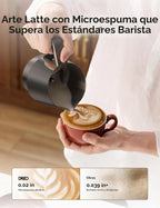 DREO BaristaMaker Espumador de Leche, Todo en 1, 27oz\/800ml Máquin...