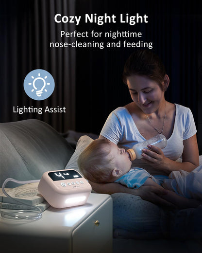 HEYVALUE Aspirador Nasal para Bebé, Succionador de Nariz de Grado H...