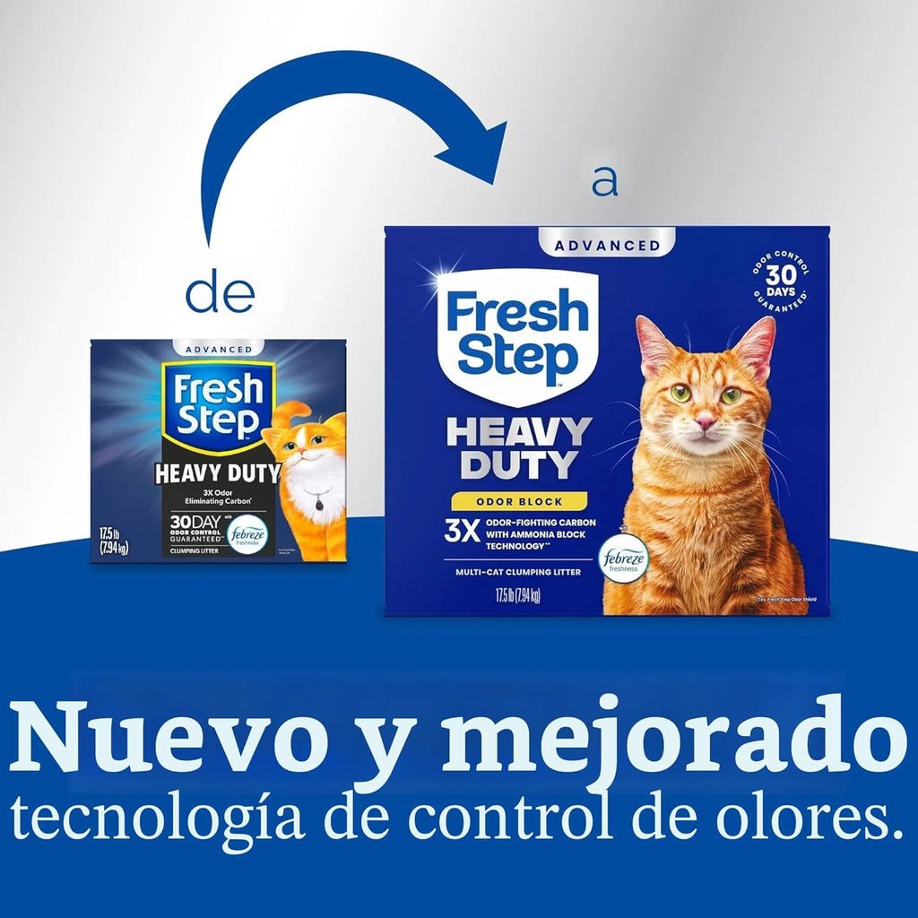 Fresh Step Arena aglutinante para gatos, avanzada y resistente, con...