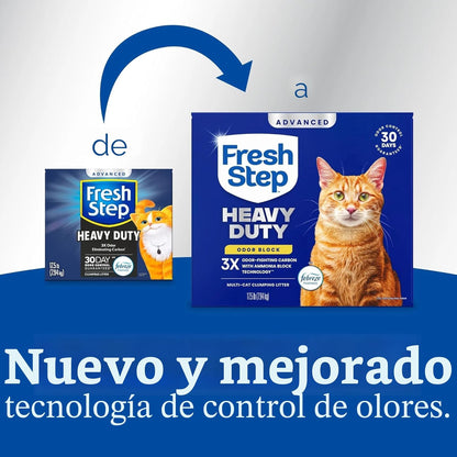 Fresh Step Arena aglutinante para gatos, avanzada y resistente, con...