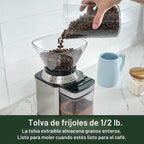 Cuisinart - Molinillo eléctrico de café con rebabas, 18 ajustes, 4-...